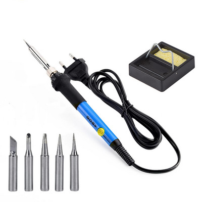 Set električnih lemilica 220V/60W Stanica za lemljenje s podesivom temperaturom, Stalak za lemljenje, Komplet alata za popravak za zavarivanje