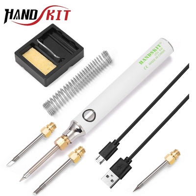 Originalni 8W USB lemilica Set podesive temperature Keramička jezgra Grijanje Prijenosni kućni alati za popravak lemljenja za zavarivanje
