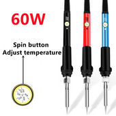 Mini forrasztópáka, állítható hőmérsékletű elektromos forrasztópáka átdolgozó állomás Mini fogantyús hőceruza hegesztőszerszámok 60W