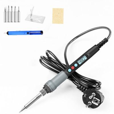 90 W lodāmurs Protable digitālā temperatūras regulēšana automātiska miega iekšēja termiskā keramiskā sildīšana elektroniskie metināšanas instrumenti