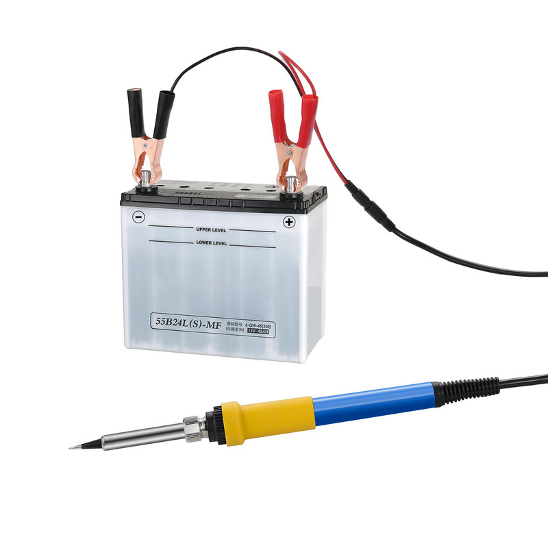 DC 12V φορητό κολλητήρι χαμηλής τάσης μπαταρία αυτοκινήτου 60W εργαλεία επισκευής συγκόλλησης