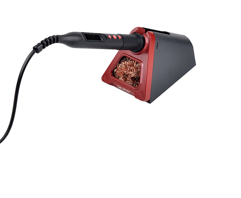 JCD 80W lituoklio rinkinys Skaitmeninis LCD ekranas 220V/110V reguliuojama temperatūra Keraminis šildytuvas Litavimo antgaliai Perdirbimo įrankiai