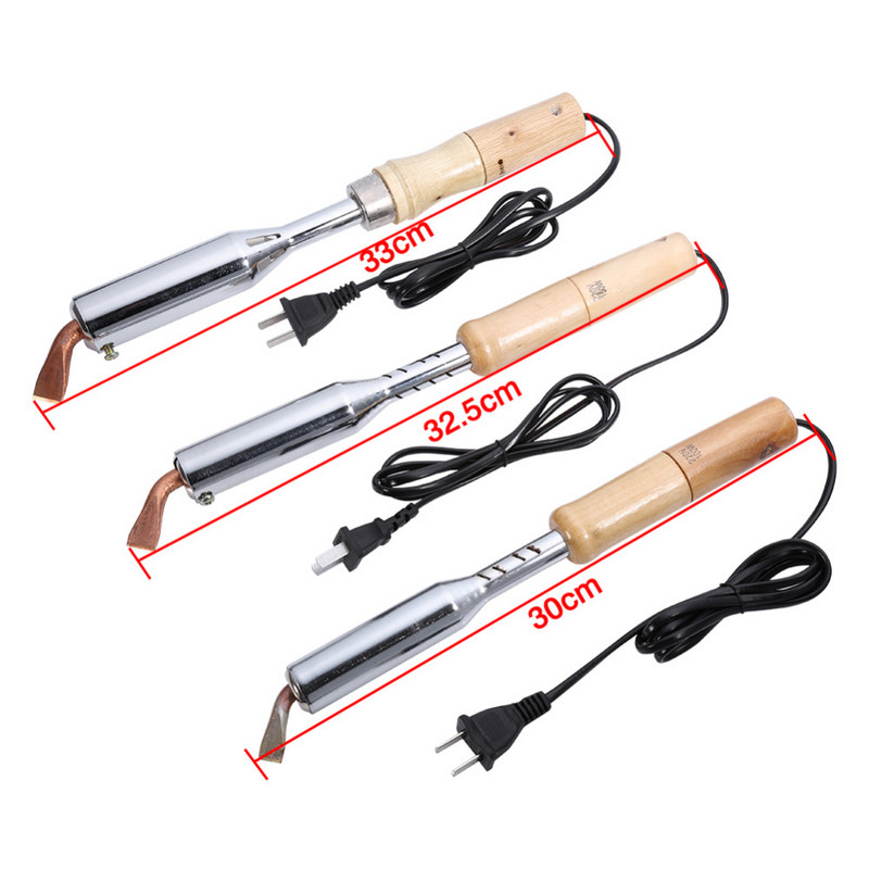 1 vnt. 220 V elektrinis lituoklis, didelio galingumo kalto antgalis, medinė rankena, lituoklio stoties įrankis, suvirinimo taisymas, perdirbimo įrankis