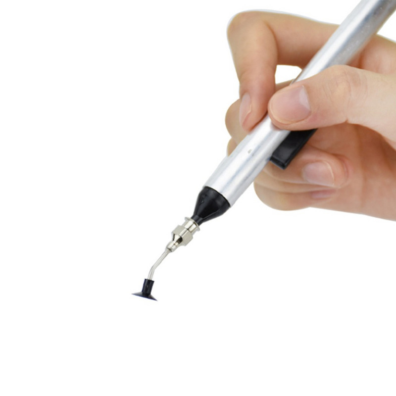 IC SMD SMT vákuumszívó szívótoll tapadószerszám forrasztó kiforrasztó IC Easy Picker kéziszerszám 3 szívófejjel