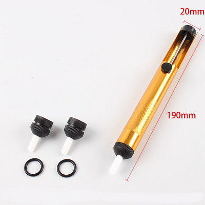 Metāla lodēšanas sūkņa atlodēšanas sūkņa noņemšanas vakuuma lodāmura atlodēšanas skārda pildspalva ar maiņas galviņu