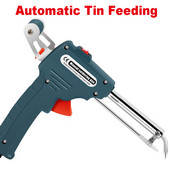 Elektromos forrasztópáka 110V/220V 60W kézi belső fűtés Automatikusan küld ónpisztolyhegesztő javítószerszámokat