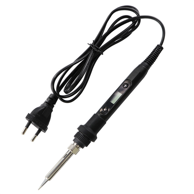 Skaitmeninis ekranas 80W elektrinis lituoklis, reguliuojama temperatūra 220V 110V lituoklis, suvirinimo remonto įrankių rinkinys EU / JAV kištukas