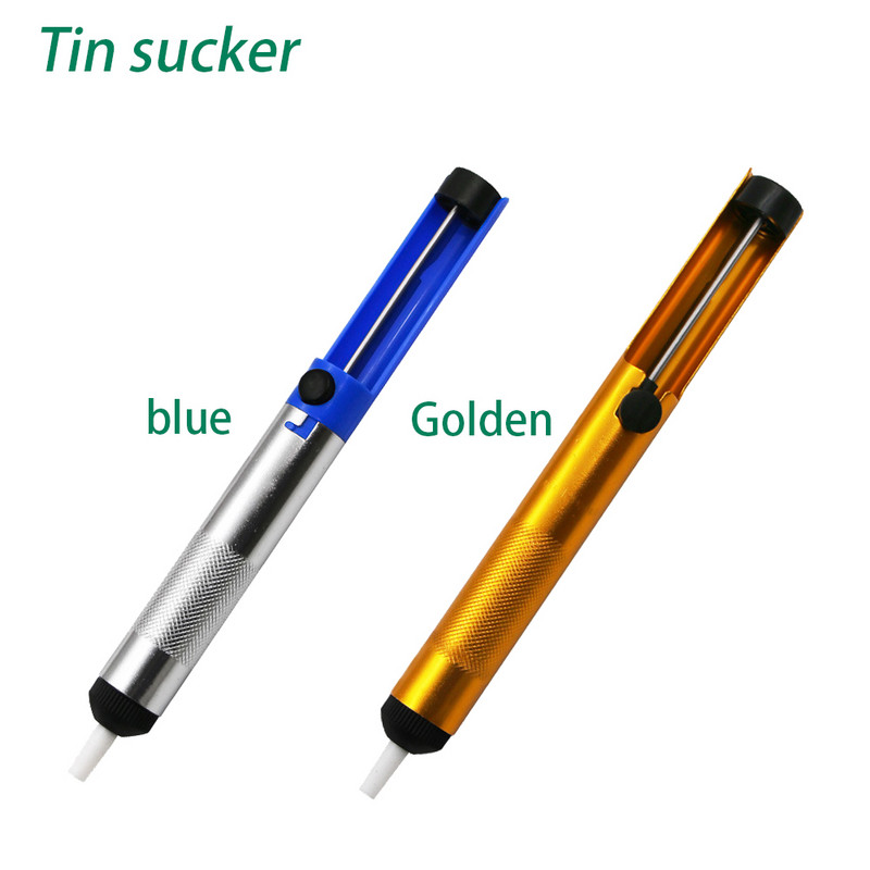 Tartós kiforrasztó szivattyú ón forrasztószívó alumínium kézi forrasztó szívó szivattyú készülék hegesztett ón maradék eltávolítása kéziszerszámok