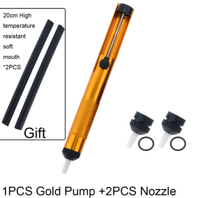 1Gb Alvas piesūcējs alumīnija metāla atlodēšanas sūknis, sūkšanas pistoles pildspalvas noņemšana, vakuuma lodāmurs atlodētājs rokas metināšanas instrumenti