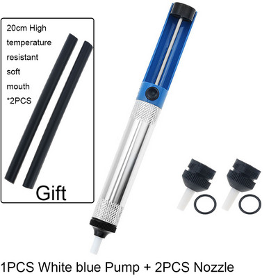 1Gb Alvas piesūcējs alumīnija metāla atlodēšanas sūknis, sūkšanas pistoles pildspalvas noņemšana, vakuuma lodāmurs atlodētājs rokas metināšanas instrumenti