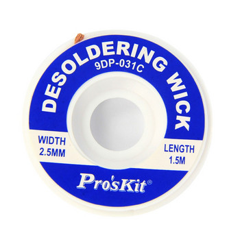 3 ΤΕΜ. Επωνυμία Pro\'sKit Αποκόλληση Wick Braid Solder Sucker Desoldering Pump Εργαλείο BGA Solder Wick 1,5mm 2mm 2,5mm
