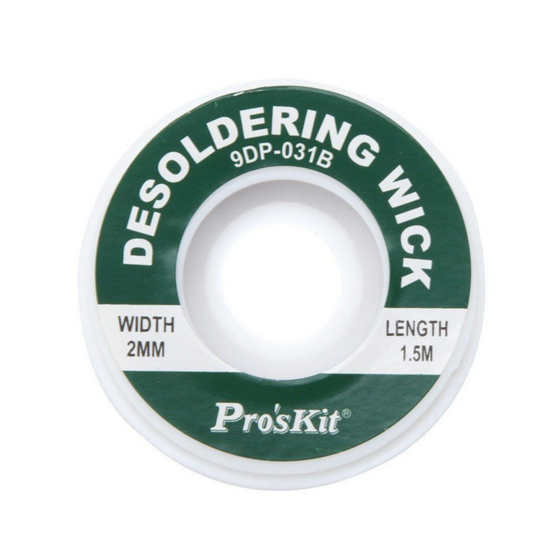 3 db márkájú Pro`sKit kiforrasztó kanóc fonat forrasztó szívó kiforrasztó szivattyú eszköz BGA forrasztó kanóc 1,5 mm 2 mm 2,5 mm