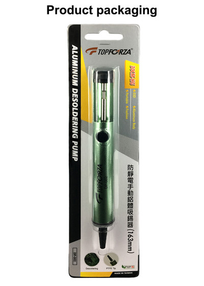 Topforza antisztatikus kiforrasztó szivattyú alumínium acél szívóbádog pisztoly forrasztószívó ón eltávolító eszköz kiforrasztó hegesztéshez