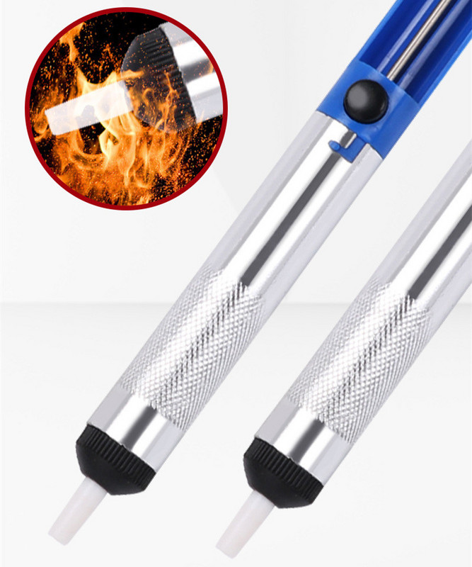 Metalo išlitavimo siurblys, siurblys, pašalinimo rašiklis, aliuminio vakuuminis lituoklis Galingas išlitavimo skardos pistoletas rankinio suvirinimo įrankiai