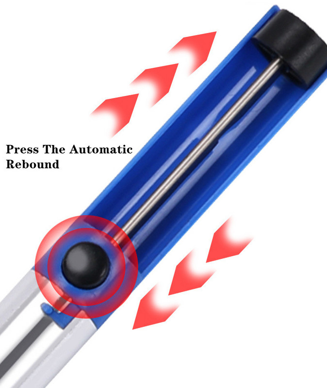 Metalo išlitavimo siurblys, siurblys, pašalinimo rašiklis, aliuminio vakuuminis lituoklis Galingas išlitavimo skardos pistoletas rankinio suvirinimo įrankiai