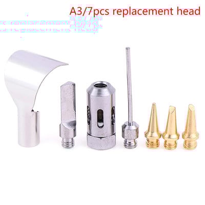 Kit de fier de lipit portabil 4in1, 1300 Celsius, stilou de sudare, arzător cu butan, pistoletă, fier de lipit, fără fir, instrument cu vârf de butan