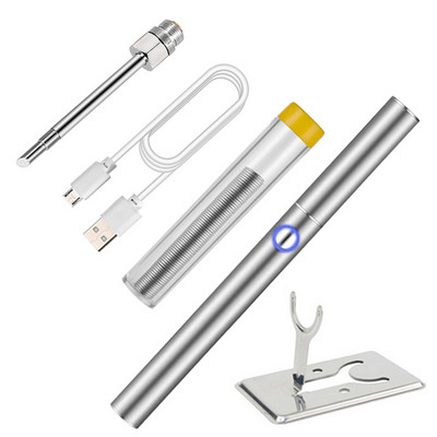 USB baterijski komplet lemilica s poklopcem 5V 8W s indikatorom USB prijenosni mikroelektronički alat za popravak lemilice