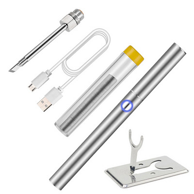 USB baterijski komplet lemilica s poklopcem 5V 8W s indikatorom USB prijenosni mikroelektronički alat za popravak lemilice