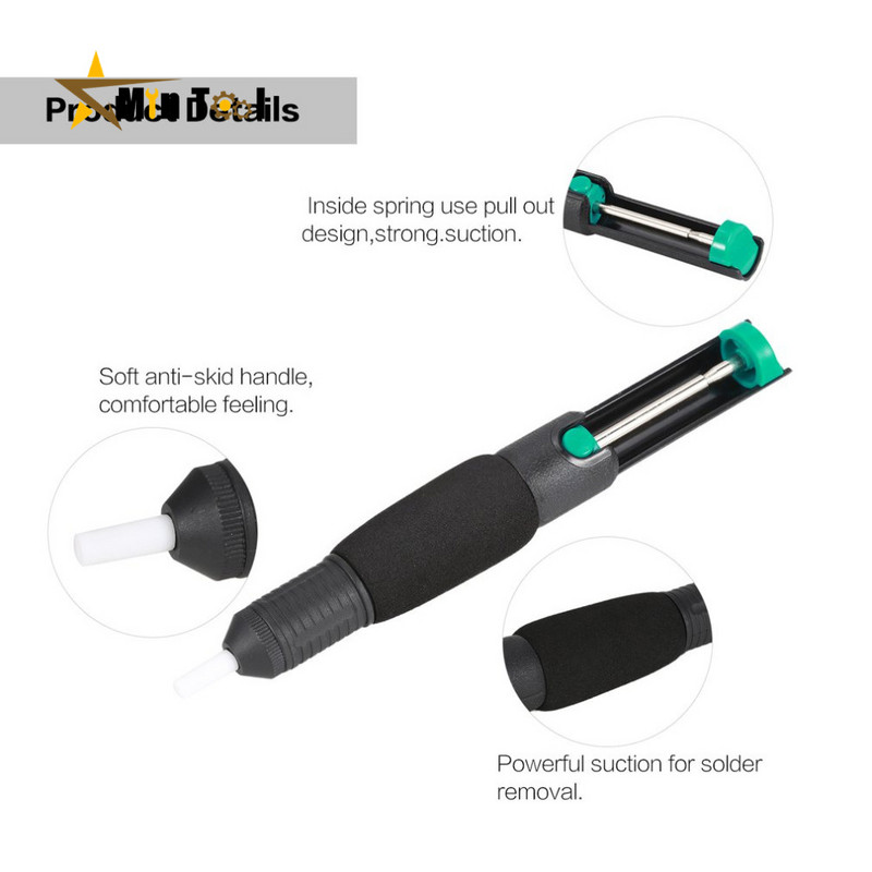 Erőteljes kiforrasztó szivattyú szívó ón vákuum forrasztópáka kiforrasztó pisztoly forrasztó toll eltávolítás hegesztéshez kéziszerszám tartozékok