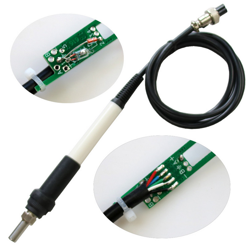 QUECOO 5pin T12-M8 9501 907 P9 Mâner 1,1 m pentru stație fier de lipit STM32 T12-955/958 Controler electric digital de temperatură