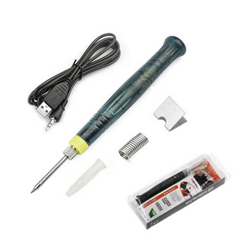 5V USB поялник Професионални инструменти за електрическо нагряване Преработка със светлинен индикатор Дръжка Пистолет за заваряване BGA Ремонт