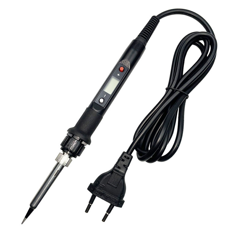 Lituoklio komplektas reguliuojama temperatūra 220V 80W LCD litavimo suvirinimo įrankiai Keraminiai šildytuvai litavimo antgaliai Litavimo siurblys