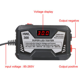 0-300V EU Plug Output Led Тестер за подсветка на телевизор Многофункционални LED ленти Инструмент за тестване на мъниста Ls\'d Tool Led Lamp Bead Lamp Strip Tester