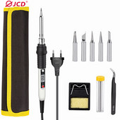 JCD 908S Ηλεκτρικό Συγκολλητικό Σίδερο 220V 110V 80W LCD Ψηφιακή οθόνη ρυθμιζόμενης θερμοκρασίας Εργαλεία επισκευής σταθμού επισκευής συγκόλλησης