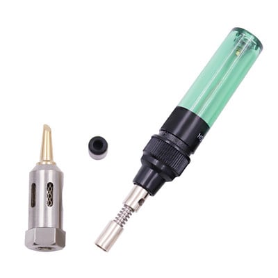 Fier de lipit pe gaz portabil 4 ÎN 1 Pistol de sudare cu gaz butan fără fir Pix de sudare 1300 ℃ Arzător Mini instrumente de sudură cu butan