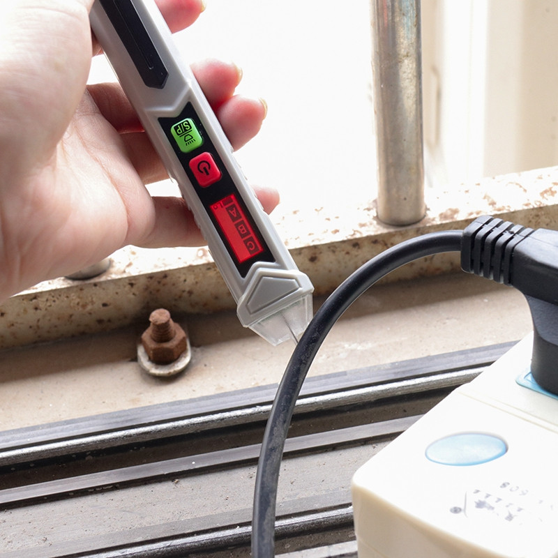 Digitális fázissorrend érzékelés érintésmentes fázissorrend nulla Firewire mérőtoll AC feszültség riasztás érzékelő 12V~1000V