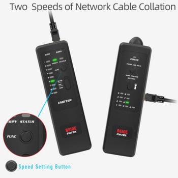 BSIDE FWT8X RJ11 RJ45 Детектор за проследяване на мрежови кабели LAN Ethernet Телефон Тестер за кабели Линия Търсене Телеком инструмент Електрифицирана работа