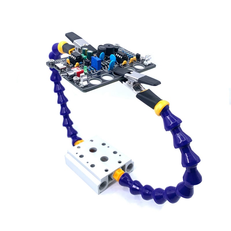 Suolai Vise stalo gnybtas su lanksčia rankena aliuminio lydinio gnybtu litavimo geležies laikiklis spausdintinės plokštės suvirinimo remontas