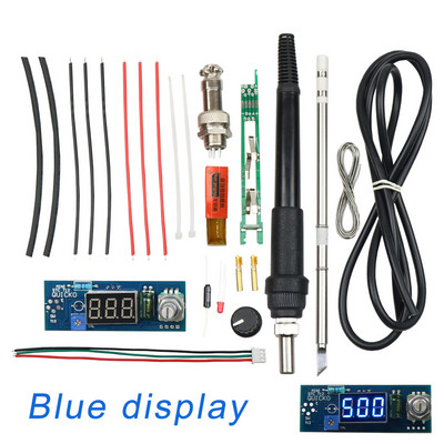 Unitate electrică Seturi de control de temperatură pentru stația de fier de lipit digital pentru seturi de bricolaj cu mâner HAKKO T12 cu comutator de vibrații LED