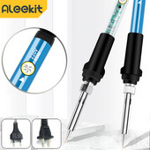 Aleekit lodāmurs 60 W regulējamas temperatūras elektriskā lodāmura pārstrādes stacijas roktura karstuma zīmuļa metināšanas remonta rīks