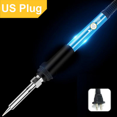 Aleekit lodāmurs 60 W regulējamas temperatūras elektriskā lodāmura pārstrādes stacijas roktura karstuma zīmuļa metināšanas remonta rīks