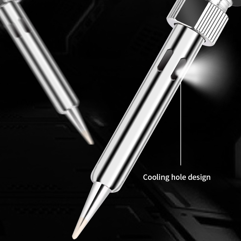 Aleekit lodāmurs 60 W regulējamas temperatūras elektriskā lodāmura pārstrādes stacijas roktura karstuma zīmuļa metināšanas remonta rīks