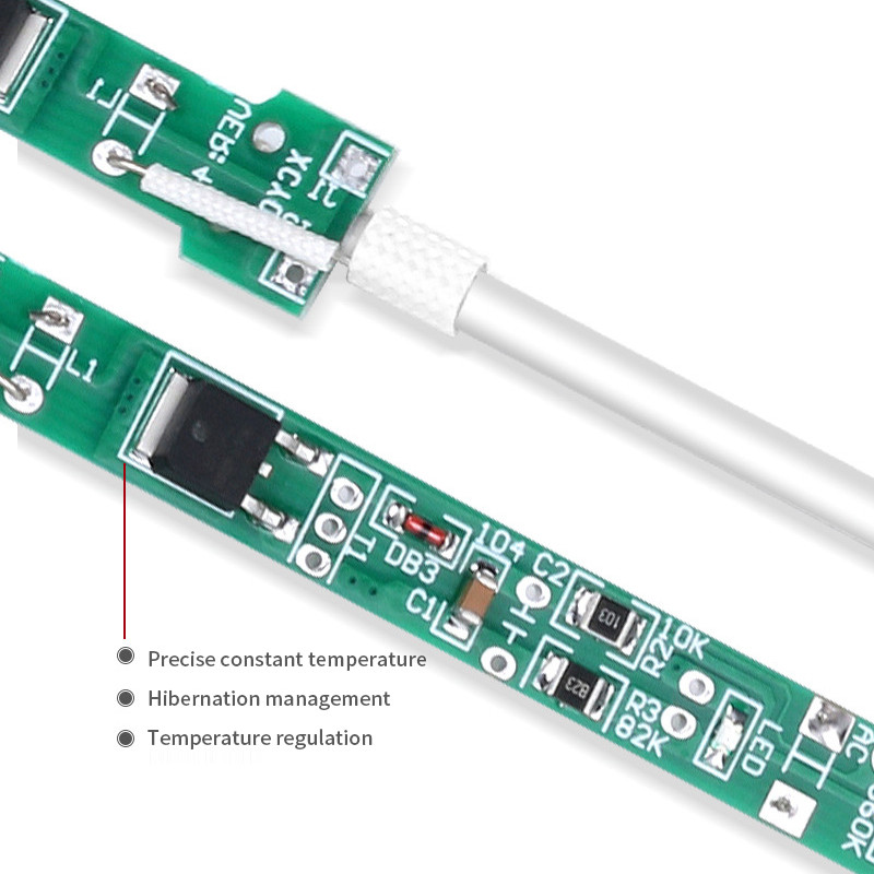 Aleekit lodāmurs 60 W regulējamas temperatūras elektriskā lodāmura pārstrādes stacijas roktura karstuma zīmuļa metināšanas remonta rīks