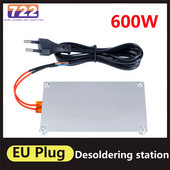 LED lempos nuėmiklis griovimo lusto suvirinimo litavimo stotis PTC kaitinimo plokštės 300W/600W aliuminio padalintos plokštės šildytuvas