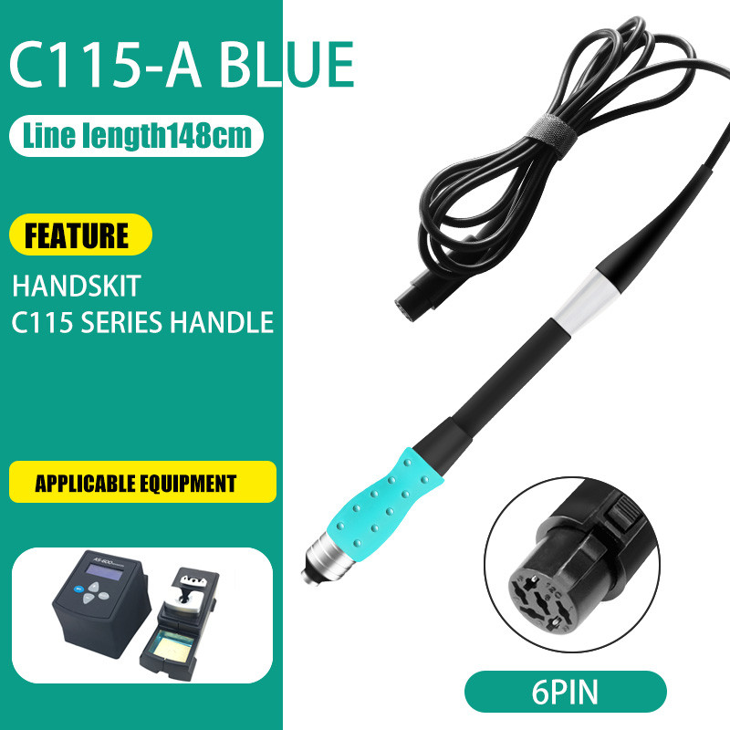 Forrasztóállomás fogantyúja T12, JBC 210 245 115 forrasztóállomás fogantyúja, fogantyúval kompatibilis ugyanazon modell forrasztócsúcs