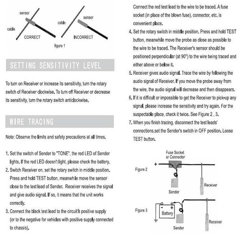 EM415PRO automobilių testerio kabelio laido trumpojo jungimo lūžio taško testerio linijos ieškiklis, automobilio nutrūkusių laidų detektorius