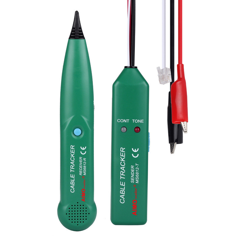 MS6812 Cable Tracker Tester Professional Line ανιχνευτής LAN Τηλεφωνικός ανιχνευτής καλωδίων για UTP STP Cat5 Cat6 Line Finder