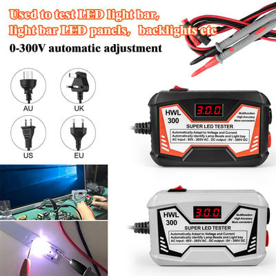 Tester LED 0-300V Tensiune adaptivă Lumină LED și Tester pentru iluminare de fundal TV Benzi LED multifuncționale Instrument de testare a mărgele de lampă Repa de lumină