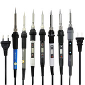 Fier de lipit electric cu temperatură reglabilă 60W 110V 220V 80W Afișaj digital Stilo de lipit Instrumente de reparație pentru sudare