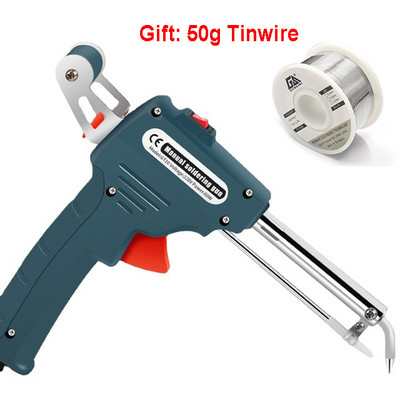 60W forrasztópáka 110V/220V US/EU kézi belső fűtés elektromos forrasztópáka automatikus küldő ón pisztoly hegesztő javító szerszám
