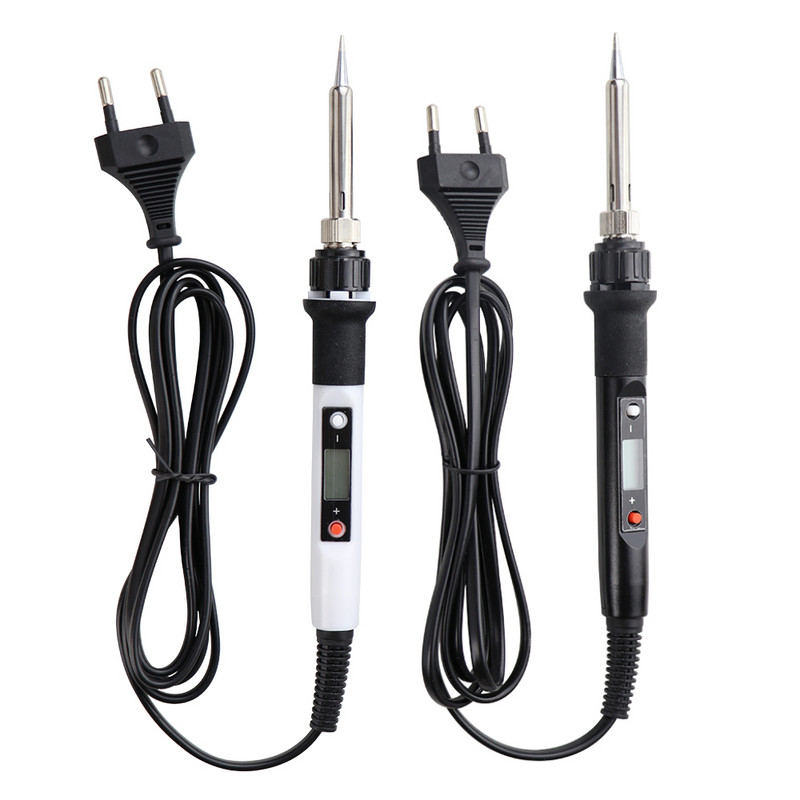 80W-os elektromos forrasztópáka LCD állítható hőmérsékletű 220V/110V forrasztószerszám forrasztójavító mobiltelefon-készlet