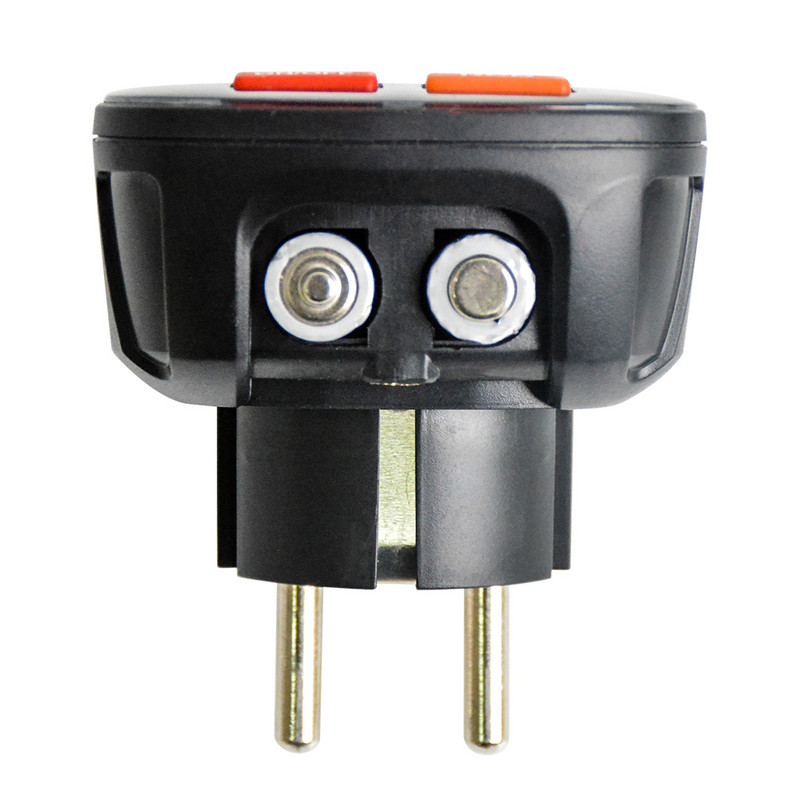 Digitālais displejs Smart Socket Tester Izejas pārbaudītājs Sprieguma detektors Kontaktdakša Zemes Nulles Līnija 30mA RCD GFCI EU US UK Socket Detector