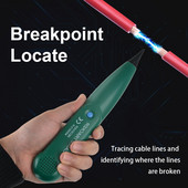 Kábelkövető tesztelő Professzionális vonali LAN detektor UTP STP Telefon vezeték nyomkövető Töréspont helye Diagnosztizálja Tone Wire Tracker
