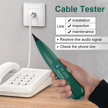 Cable Tracker Tester Επαγγελματικός ανιχνευτής LAN γραμμής UTP STP Τηλεφωνικός ανιχνευτής καλωδίων Τοποθεσία σημείο διακοπής Διάγνωση Tone Wire Tracker
