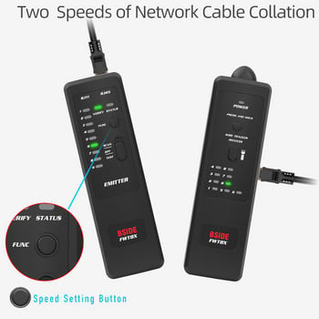 BSIDE FWT8X Анти-смущения Детектор за проследяване на мрежови кабели RJ11 RJ45 LAN Ethernet Тестер за телефонни кабели Telecom Electrified Work