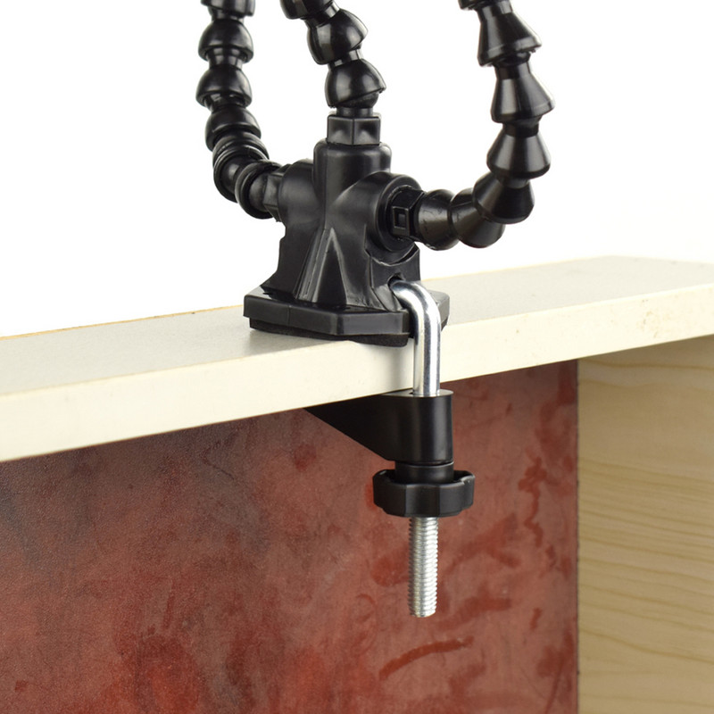 Πάγκος εργασίας επισκευής συγκόλλησης με 3X USB LED μεγεθυντικός φακός βάσης πλακέτας PCB Διεπαφή USB για ηλεκτρονική επισκευή/πλακέτα σταθερού κυκλώματος